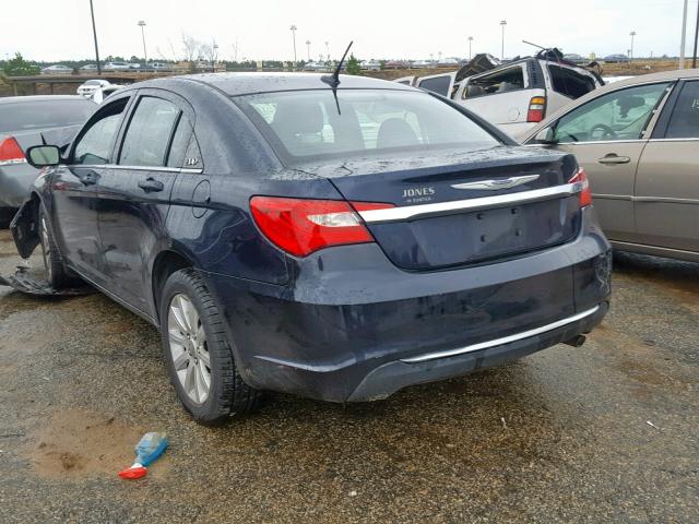 1C3CCBBBXCN299541 - 2012 CHRYSLER 200 TOURIN BLUE photo 3