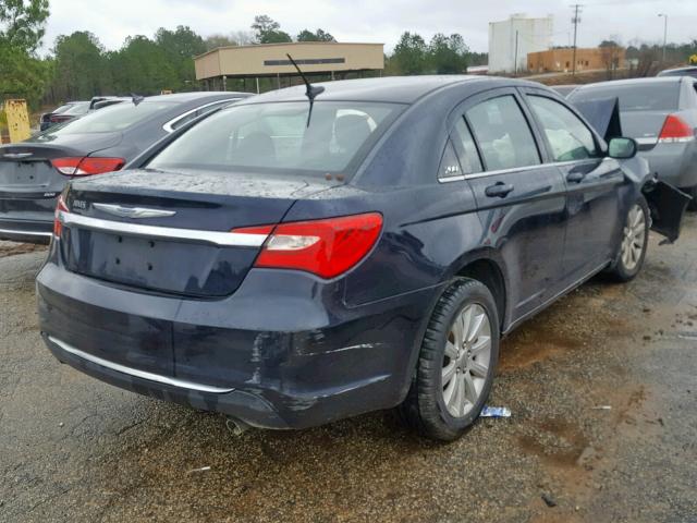 1C3CCBBBXCN299541 - 2012 CHRYSLER 200 TOURIN BLUE photo 4