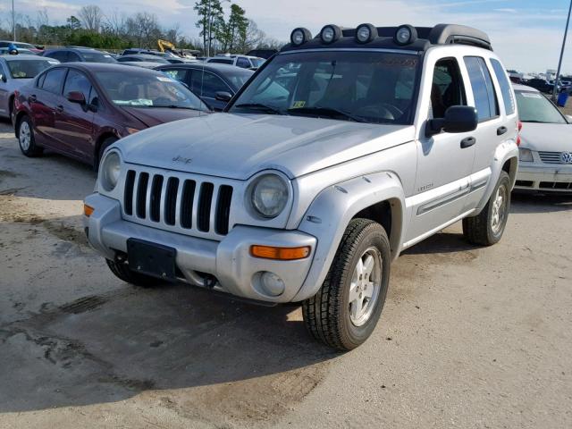 1J4GL38K74W145367 - 2004 JEEP LIBERTY RE SILVER photo 2