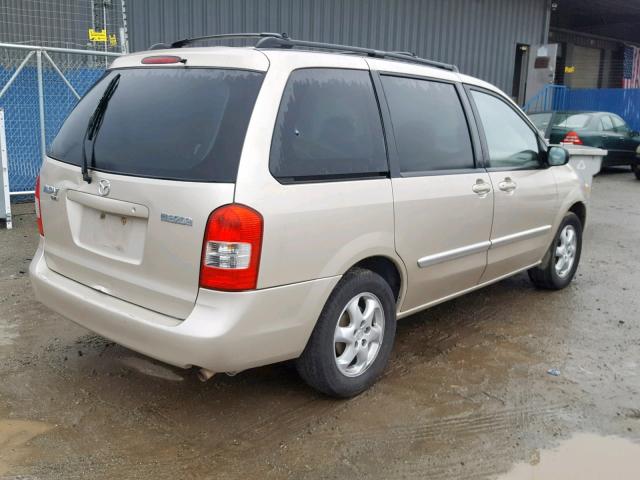 JM3LW28G4Y0132190 - 2000 MAZDA MPV WAGON TAN photo 4