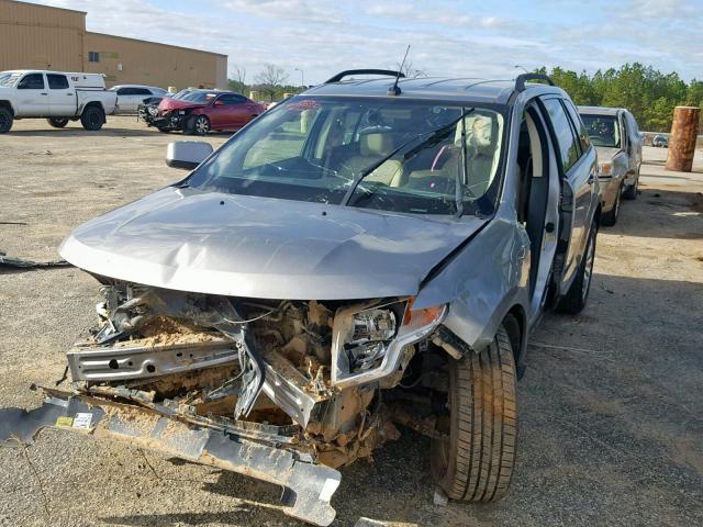 2FMDK38CX8BB11723 - 2008 FORD EDGE SEL SILVER photo 2