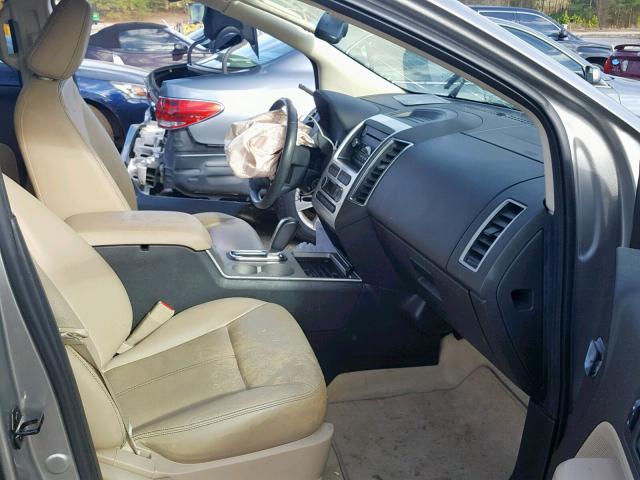 2FMDK38CX8BB11723 - 2008 FORD EDGE SEL SILVER photo 5