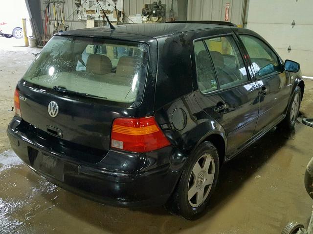 WVWGC21J0YW741525 - 2000 VOLKSWAGEN GOLF GLS BLACK photo 4