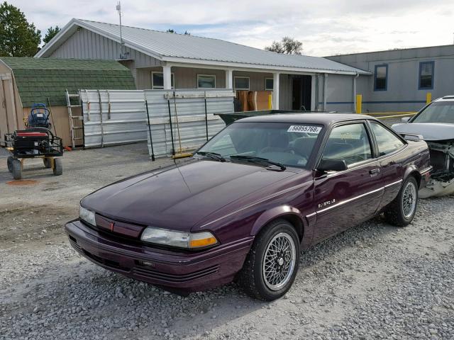 1G2JB14H0R7522463 - 1994 PONTIAC SUNBIRD LE PURPLE photo 2