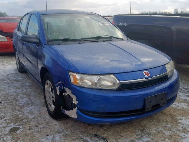 1G8AJ52F24Z196812 - 2004 SATURN ION LEVEL BLUE photo 1