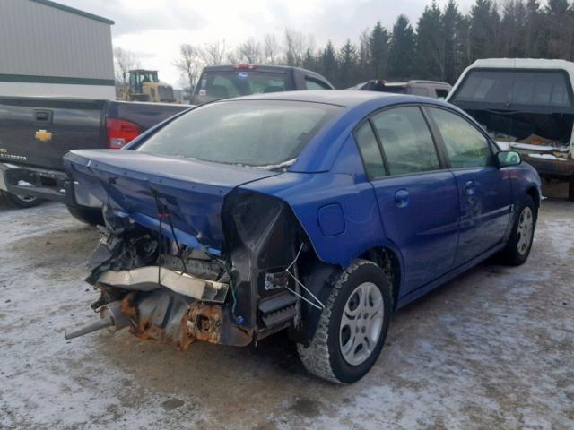 1G8AJ52F24Z196812 - 2004 SATURN ION LEVEL BLUE photo 4