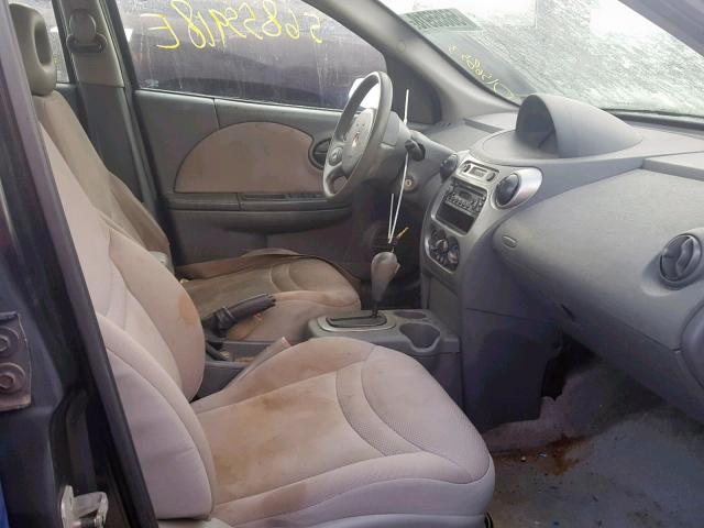 1G8AJ52F24Z196812 - 2004 SATURN ION LEVEL BLUE photo 5