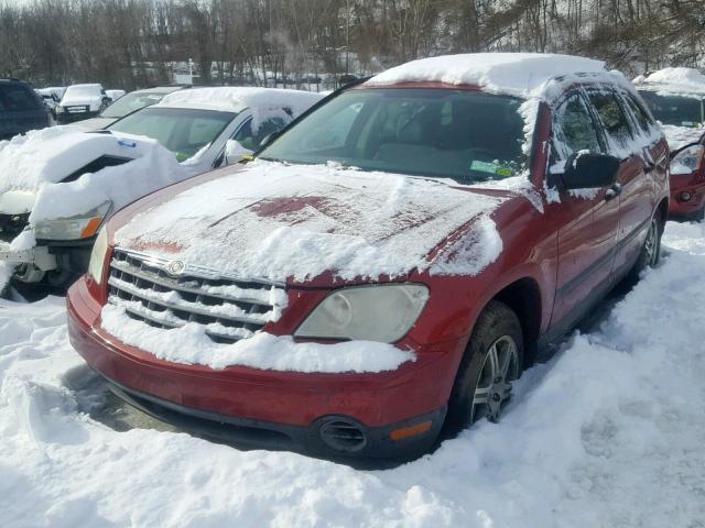 2A8GM48L97R365570 - 2007 CHRYSLER PACIFICA RED photo 2