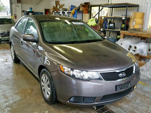 KNAFU4A28D5729729 - 2013 KIA FORTE EX GRAY photo 1