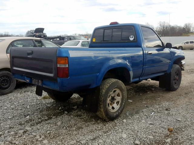 4TARN01P8SZ315630 - 1995 TOYOTA PICKUP 1/2 BLUE photo 4