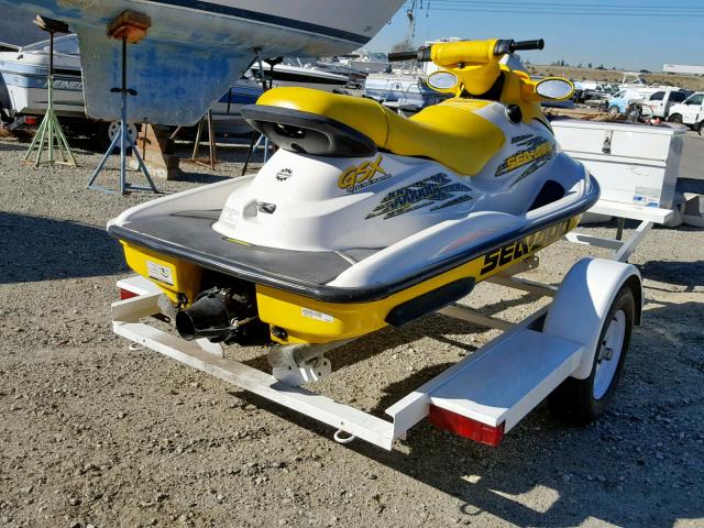 ZZN05234H001 - 2001 BOMBARDIER JETSKI&TRA YELLOW photo 4