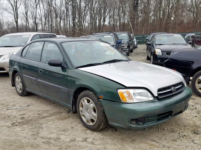 4S3BE635X17213843 - 2001 SUBARU LEGACY L GREEN photo 1