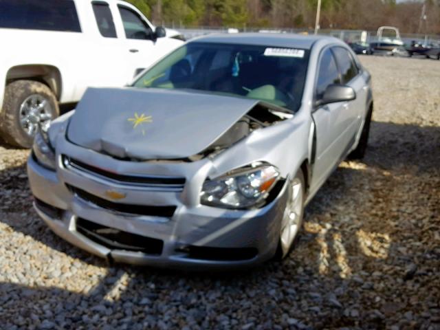 1G1ZA5EU3CF391958 - 2012 CHEVROLET MALIBU LS SILVER photo 2