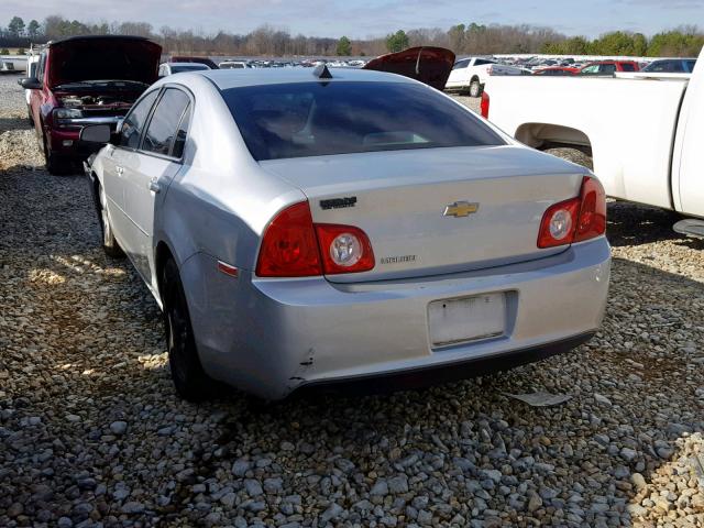 1G1ZA5EU3CF391958 - 2012 CHEVROLET MALIBU LS SILVER photo 3