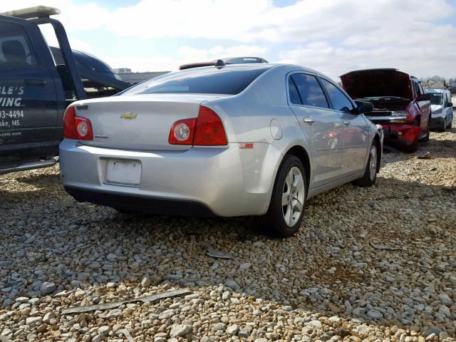 1G1ZA5EU3CF391958 - 2012 CHEVROLET MALIBU LS SILVER photo 4
