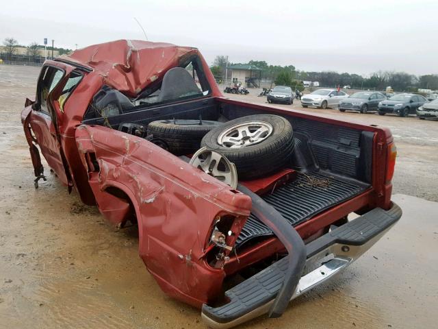 4F4YR12U21TM01443 - 2001 MAZDA B3000 RED photo 3