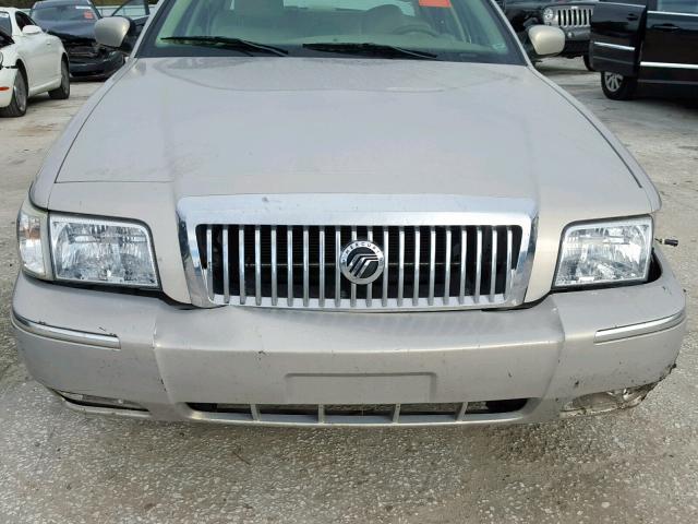 2MEFM75V98X651439 - 2008 MERCURY GRAND MARQ TAN photo 9