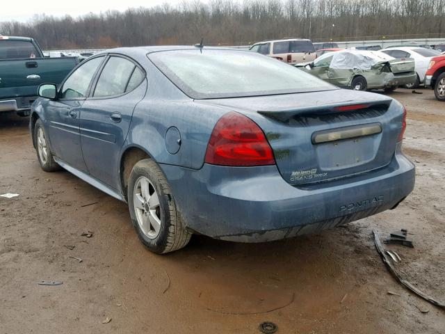 2G2WP552161258901 - 2006 PONTIAC GRAND PRIX BLUE photo 3