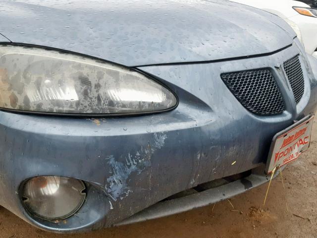 2G2WP552161258901 - 2006 PONTIAC GRAND PRIX BLUE photo 9
