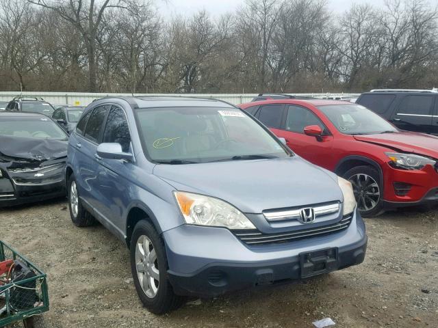 5J6RE48708L045011 - 2008 HONDA CR-V EXL BLUE photo 1