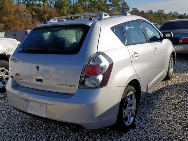 5Y2SM67099Z440457 - 2009 PONTIAC VIBE SILVER photo 4