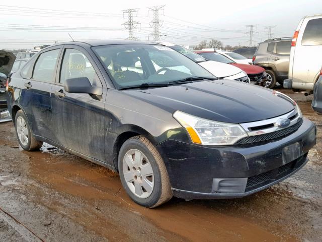 1FAHP34N88W237615 - 2008 FORD FOCUS S/SE BLACK photo 1