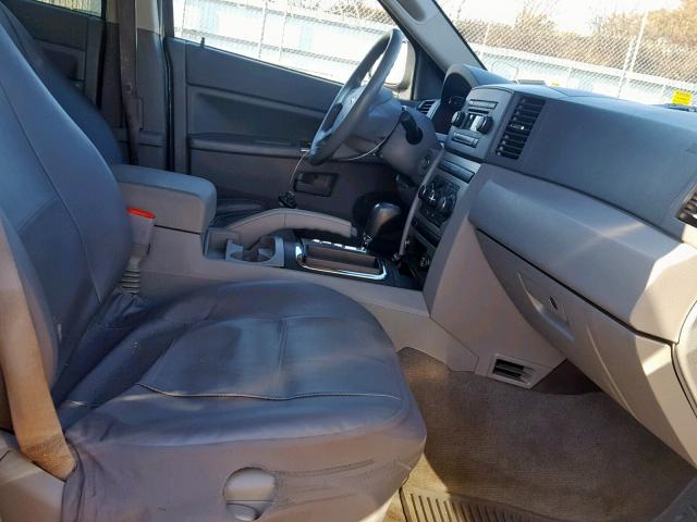 1J8GR48K47C649576 - 2007 JEEP GRAND CHER GRAY photo 5