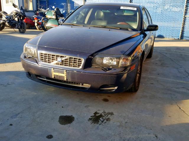 YV1TS92D441346395 - 2004 VOLVO S80 BLUE photo 2