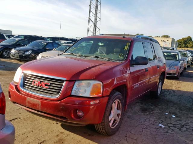 1GKES12S346162460 - 2004 GMC ENVOY XUV RED photo 2