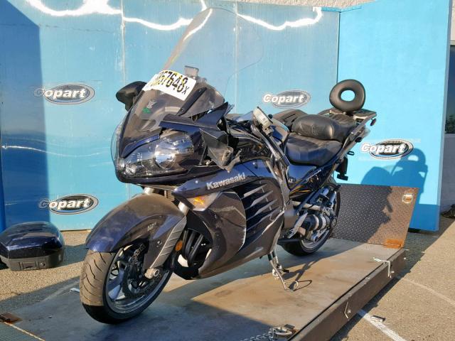 JKBZGNC15AA001327 - 2010 KAWASAKI ZG1400 C BLUE photo 2