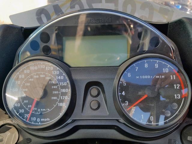 JKBZGNC15AA001327 - 2010 KAWASAKI ZG1400 C BLUE photo 8