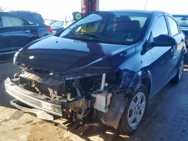 1G1JA5SH0F4207063 - 2015 CHEVROLET SONIC LS BLACK photo 2