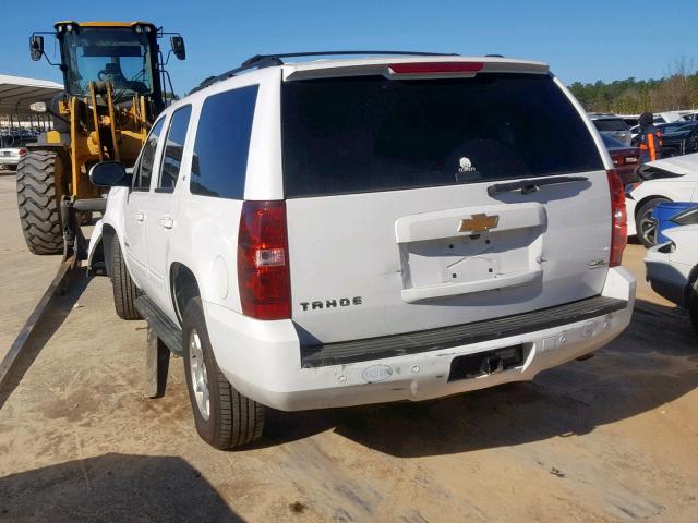 1GNSCBE02CR202107 - 2012 CHEVROLET TAHOE C150 WHITE photo 3