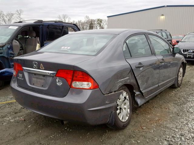 19XFA1F34BE005288 - 2011 HONDA CIVIC VP SILVER photo 4