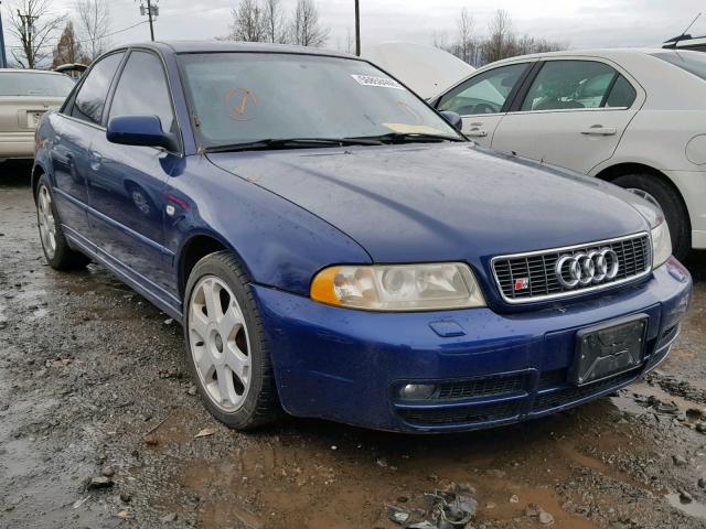 WAURD68D31A129414 - 2001 AUDI S4 2.7 QUA BLUE photo 1