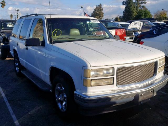 1GKEC13R9XJ746842 - 1999 GMC YUKON WHITE photo 1