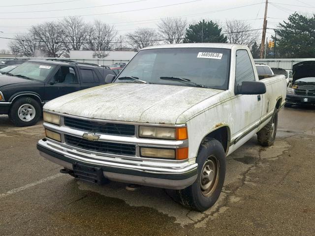 1GCGC24K5SE149734 - 1995 CHEVROLET GMT-400 C2 WHITE photo 2