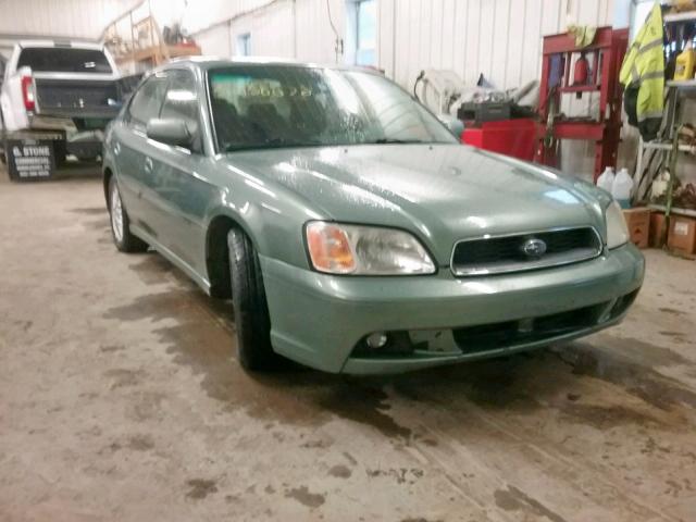 4S3BE635237211703 - 2003 SUBARU LEGACY L GREEN photo 1