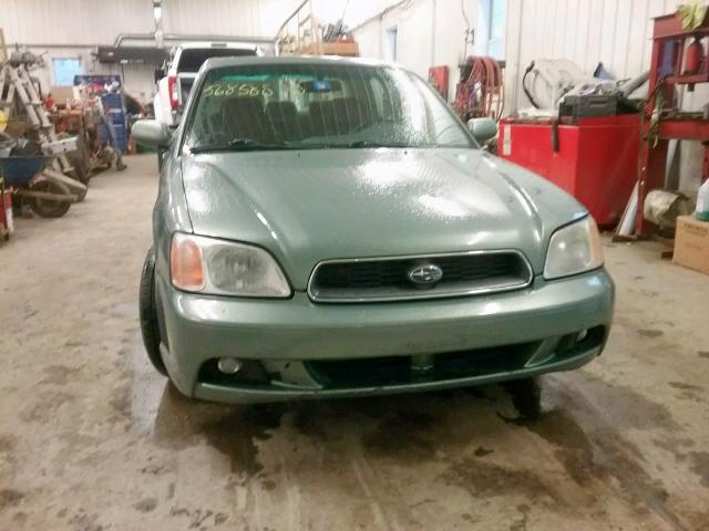 4S3BE635237211703 - 2003 SUBARU LEGACY L GREEN photo 9