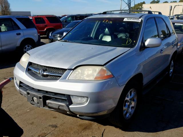 2HNYD18621H504725 - 2001 ACURA MDX TOURIN SILVER photo 2