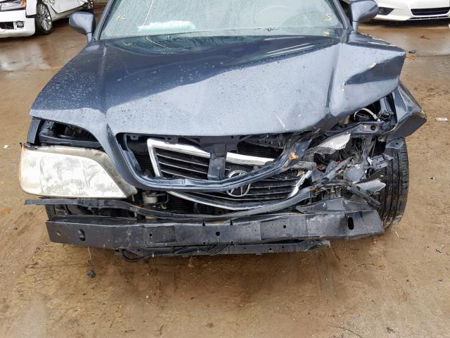 JH4KA96624C004527 - 2004 ACURA 3.5RL SILVER photo 9