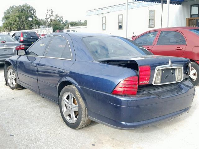 1LNHM87A62Y705504 - 2002 LINCOLN LS BLUE photo 3
