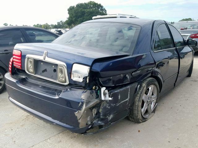 1LNHM87A62Y705504 - 2002 LINCOLN LS BLUE photo 4