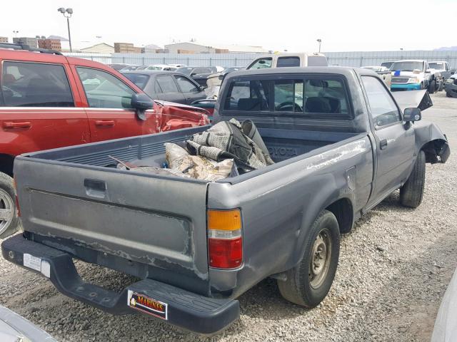 JT4RN81A1N0094752 - 1992 TOYOTA PICK-UP GRAY photo 4