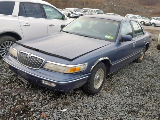 2MELM75W9TX659822 - 1996 MERCURY GRAND MARQ BLUE photo 2