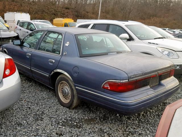 2MELM75W9TX659822 - 1996 MERCURY GRAND MARQ BLUE photo 3