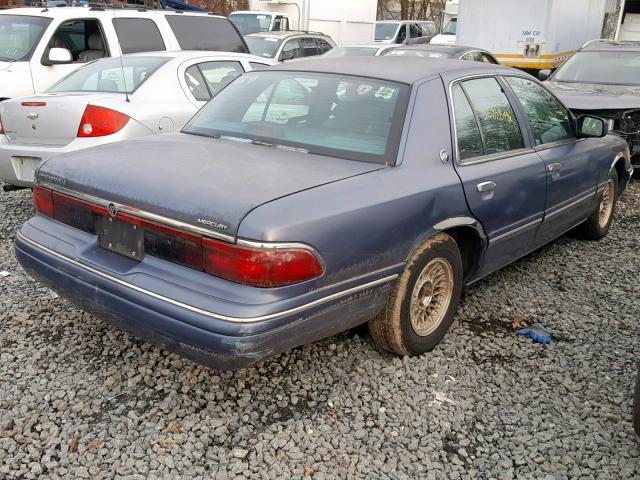 2MELM75W9TX659822 - 1996 MERCURY GRAND MARQ BLUE photo 4