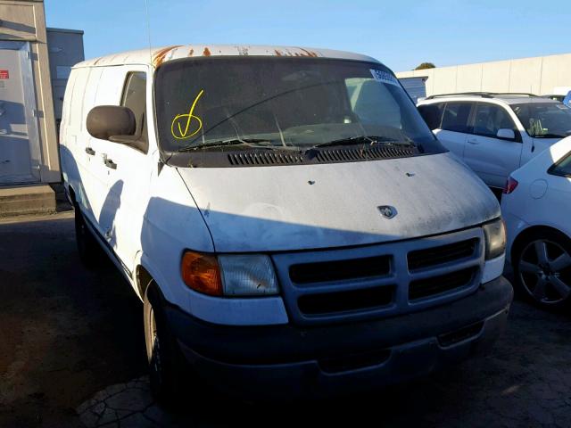 2B7HB11X71K554019 - 2001 DODGE RAM VAN B1 WHITE photo 1