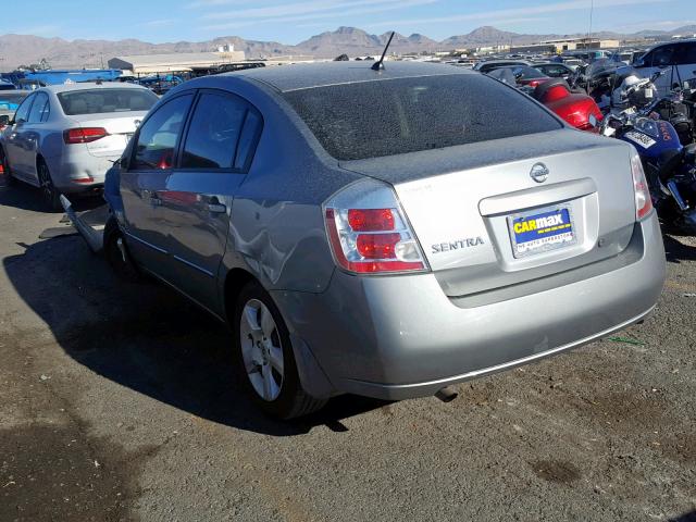 3N1AB61E18L759270 - 2008 NISSAN SENTRA 2.0 GRAY photo 3