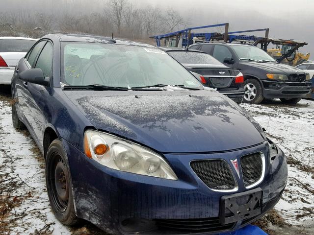 1G2ZF57B584303696 - 2008 PONTIAC G6 VALUE L BLUE photo 1